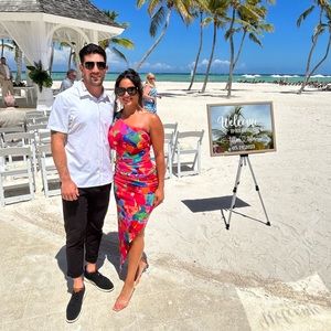 Michael Costello Georgia Midi Dress